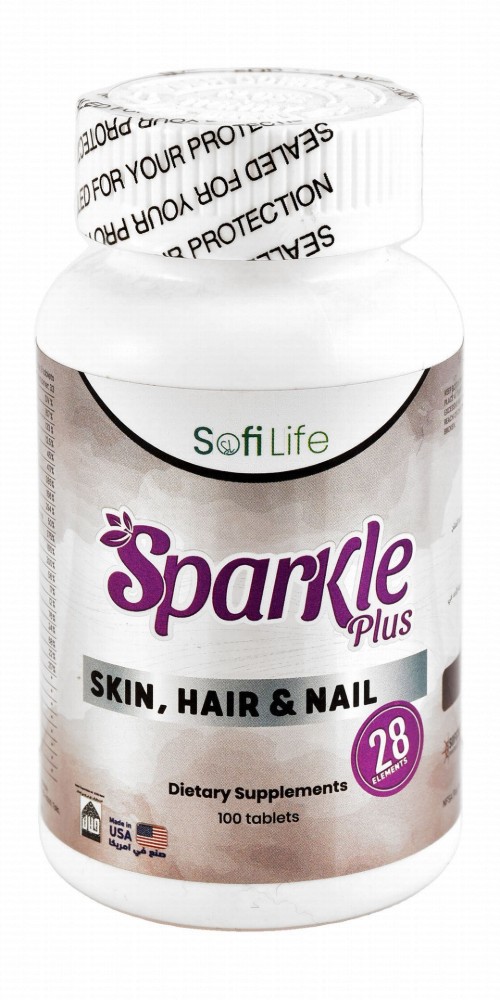 Sofi Life Sparkle Plus Skin, Hair & Nails Health Support Supplement with 28 Elements