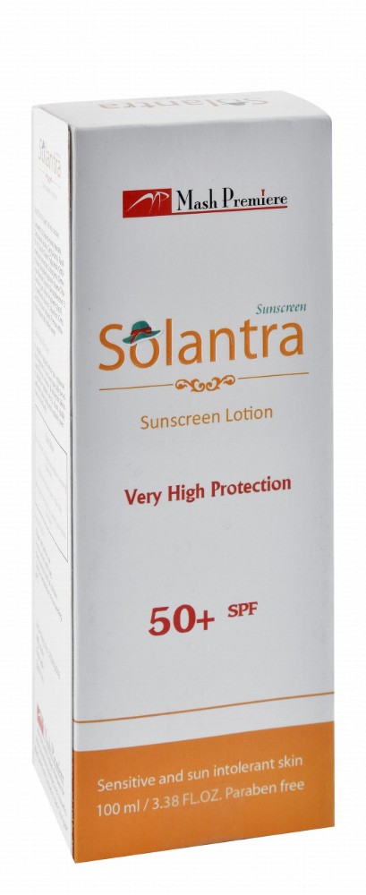 Solantra Very High Protection Face & Body Sunscreen for Sensitive & Intolerant Skin SPF50+