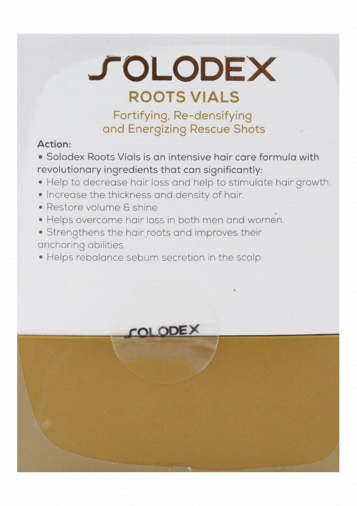 Solodex Fortifying, Redensifying & Energizing Root Vials