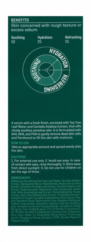 Some By Mi 30 Days Miracle Soothing Face Serum with Tea Tree & Centella Asiatica for Sensitive Skin - non comedogenic