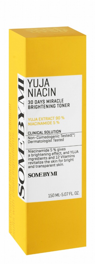 Some By Mi Brightening & Revitalizing Facial Toner with Yuja Extract & Niacinamide - non comedogenic