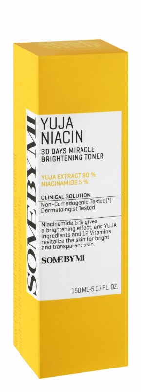 Some By Mi Brightening & Revitalizing Facial Toner with Yuja Extract & Niacinamide - non comedogenic