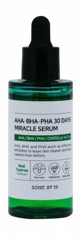 Some By Mi Miracle Face Serum with AHA, BHA & PHA - parabens free, ethanol free, sorbic acid free