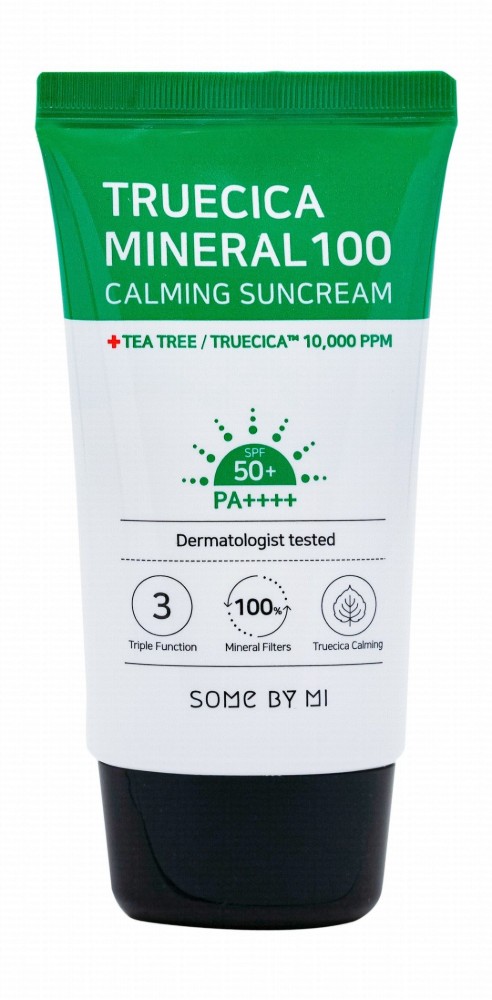 Some By Mi Truecica Mineral 100 Calming Sunscreen for Sensitive & Acne-Prone Skin SPF50+