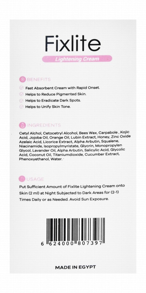 Spire Fixlite Lightening & pH Balancing Face Cream with 4 Acids & Alpha Arbutin for Pigmented Skin