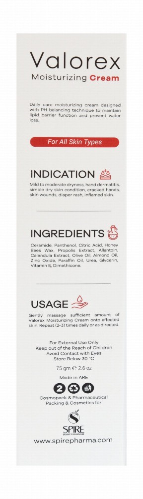 Spire Moisturizing Face & Body Emollient Cream for Dry, Rough & Cracked Skin