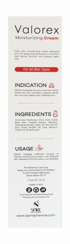 Spire Moisturizing Face & Body Emollient Cream for Dry, Rough & Cracked Skin