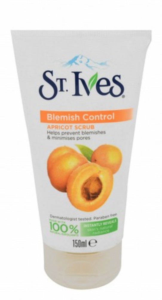 St. Ives Blemish Control & Pore Minimizing Apricot Face Scrub - parabens free, non comedogenic