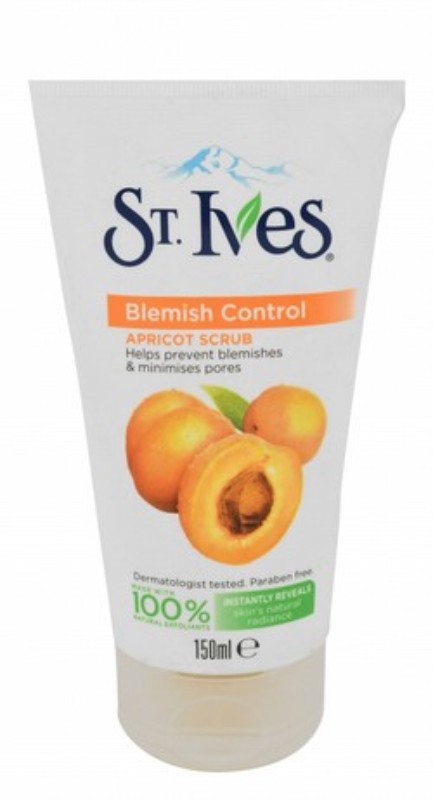 St. Ives Blemish Control & Pore Minimizing Apricot Face Scrub - parabens free, non comedogenic