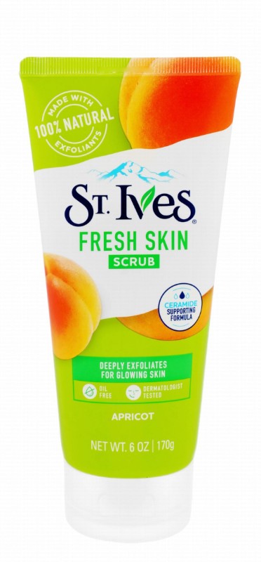 St. Ives Fresh Skin Exfoliating Face Scrub with Apricot - parabens free, oil free