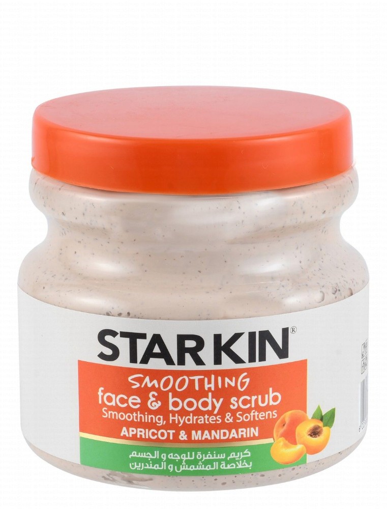 Starkin Smoothing, Hydrating & Softening Face & Body Scrub with Apricot & Mandarin Extract