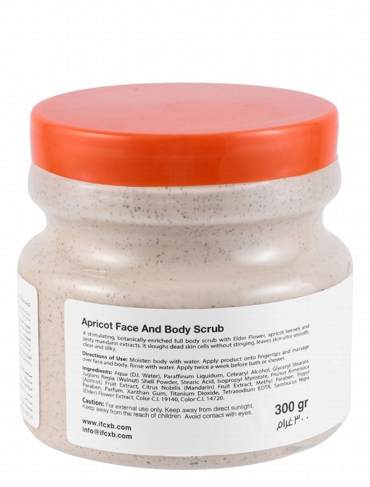 Starkin Smoothing, Hydrating & Softening Face & Body Scrub with Apricot & Mandarin Extract