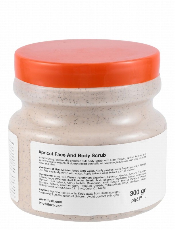 Starkin Smoothing, Hydrating & Softening Face & Body Scrub with Apricot & Mandarin Extract