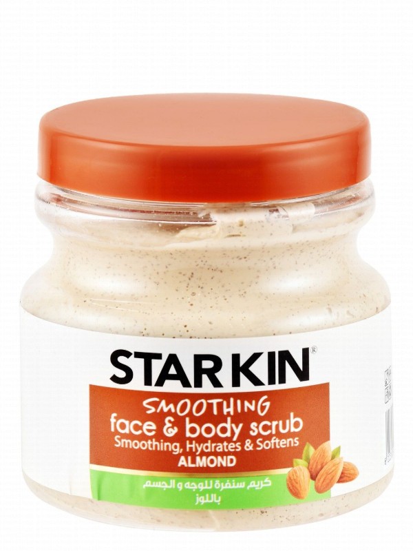 Starkin Smoothing, Softening & Hydrating Cream Scrub with Almond Oil for Face & Body