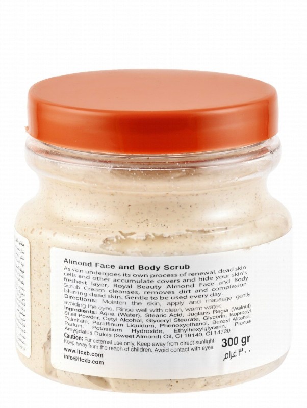 Starkin Smoothing, Softening & Hydrating Cream Scrub with Almond Oil for Face & Body