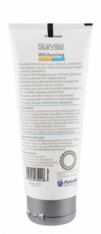 StarVille Hypoallergenic Whitening & Lightening Face & Body Foaming Cleanser with Alpha Arbutin, Chamomile & Aloe Vera Extracts for All Skin Types - parabens free