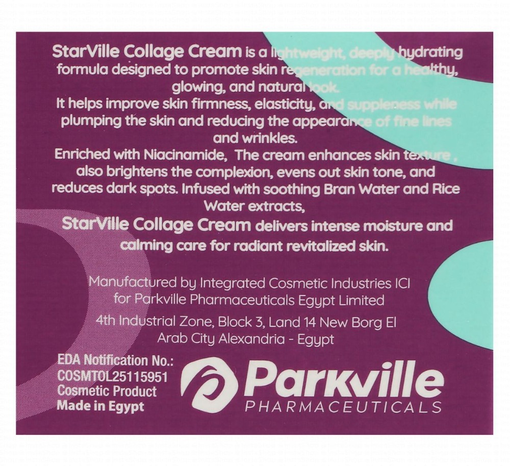 StarVille Nourishing & Moisturizing Facial Cream with Collagen