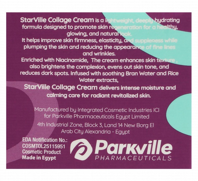 StarVille Nourishing & Moisturizing Facial Cream with Collagen