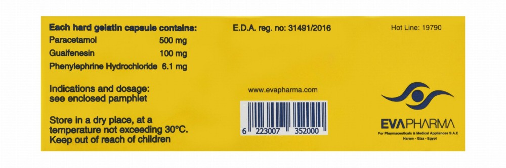 Stopadol 500mg Paracetamol Non-Drowsy, Analgesic & Anti-Pyretic for Cold & Flu