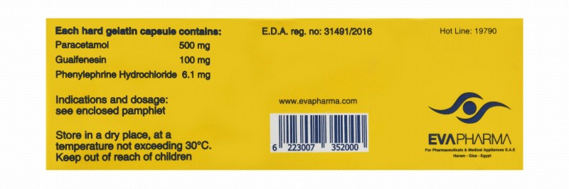 Stopadol 500mg Paracetamol Non-Drowsy, Analgesic & Anti-Pyretic for Cold & Flu