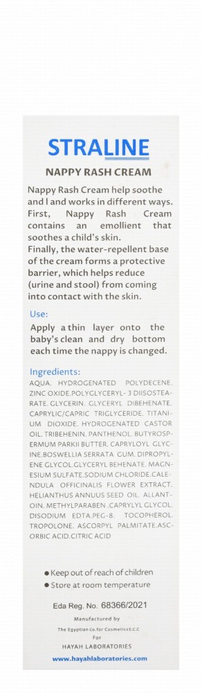 Straline Nappy Cream for Dry & Irritated Skin