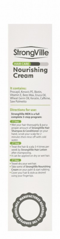 StrongVille Nourishing & Growth Stimulating Hair Cream for Men
