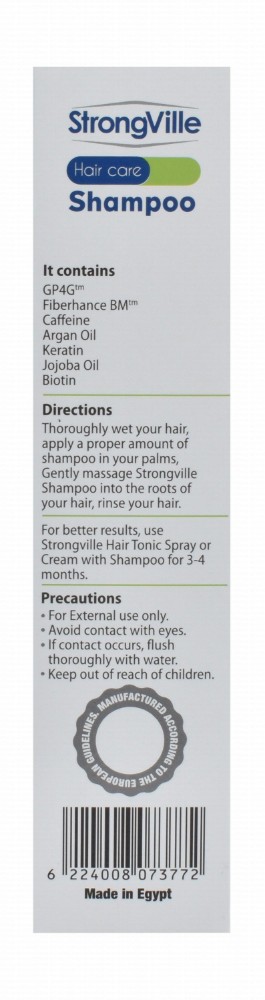 StrongVille Shampoo with Biotin & Caffeine for Dry & Damaged Hair