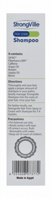 StrongVille Shampoo with Biotin & Caffeine for Dry & Damaged Hair