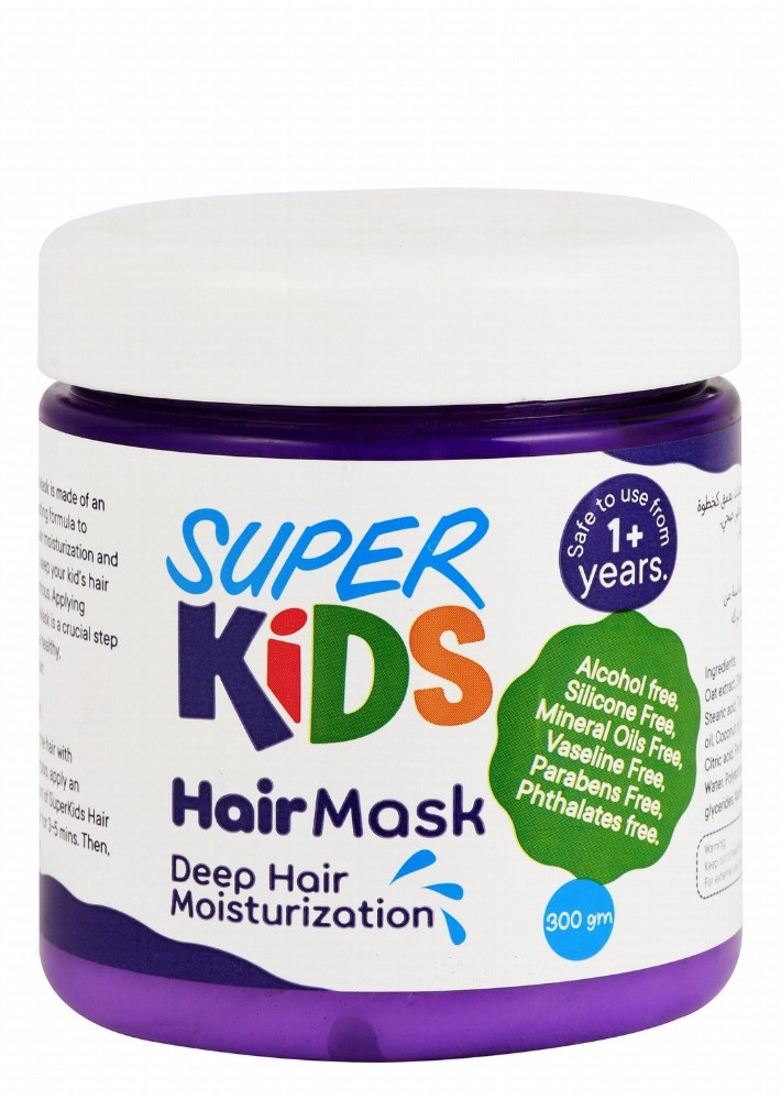 Super Kids Deep Moisturizing Hair Mask (1+ Years) - alcohol free, silicone free, parabens free