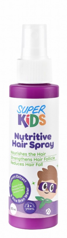 Super Kids Nourishing & Strengthening Nutritive Hair Spray with Rosemary Extract & Rice Bran Water (2+ Years) - parabens free, phthalate free, alcohol free