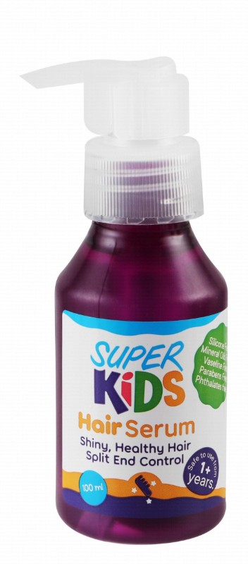 Super Kids Shining & Anti-Split Ends Hair Serum (1+ Years) - silicone free, mineral oil free, parabens free