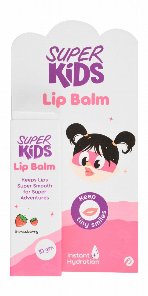 Super kids Smoothing & Hydrating Lip Balm Strawberry Flavor