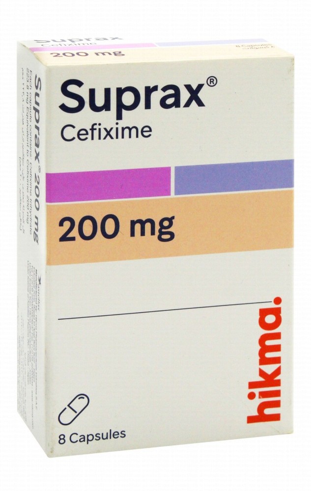 Suprax 200mg Cefixime
