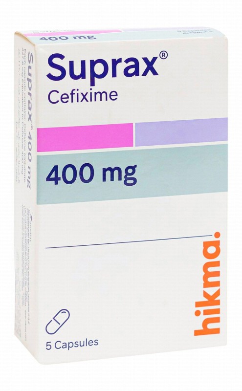 Suprax 400mg Cefixime