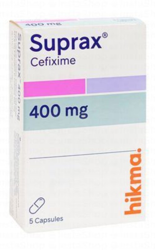 Suprax 400mg Cefixime