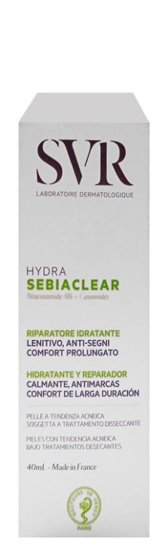 SVR Hydra Sebiaclear Moisturizing, Soothing & Anti-Marks Facial Cream with Niacinamide & Ceramides