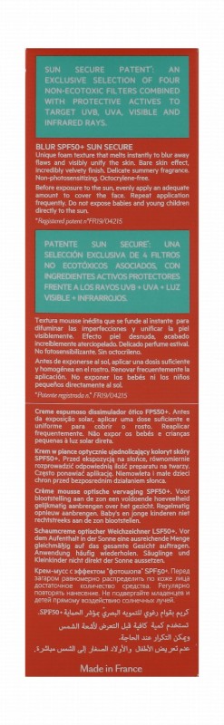 SVR Water-Resistant Facial Sunscreen for Hypersensitive Skin SPF50+ Blur - non comedogenic, octocrylene free