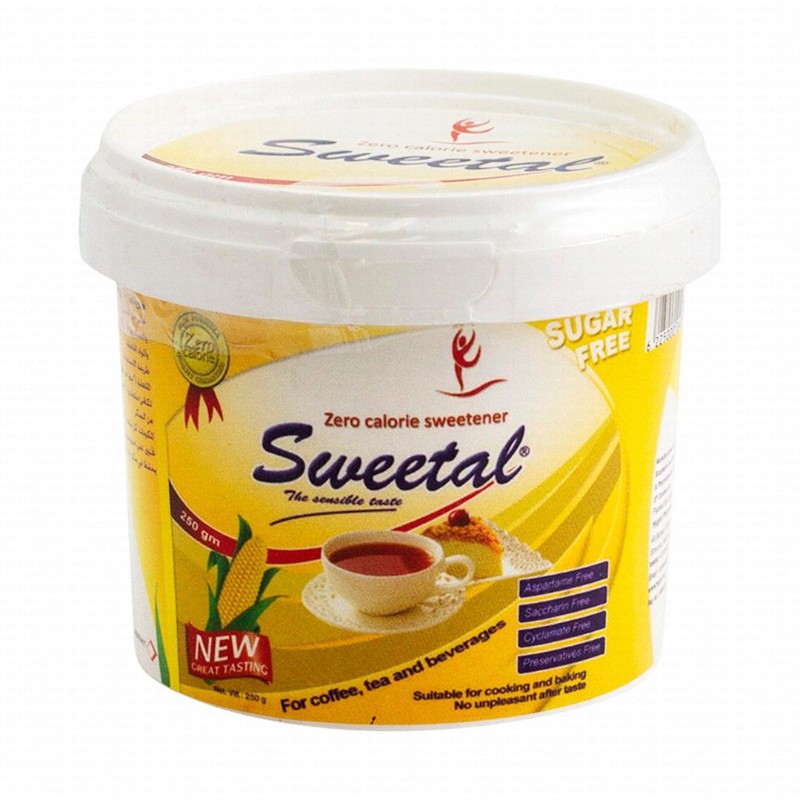 Sweetal Zero Calorie Sweetener - aspartame free, saccharin free, cyclamate free