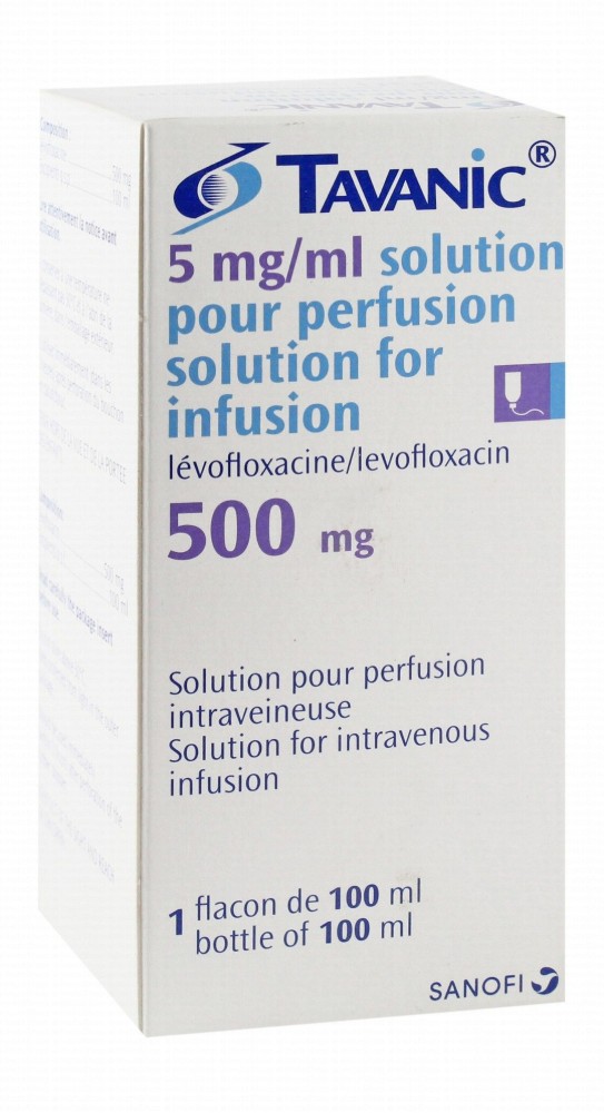 Tavanic 500mg Levofloxacin Solution for Intravenous Infusion