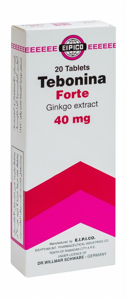 Tebonina Forte 40mg Ginkgo Extract Supplement