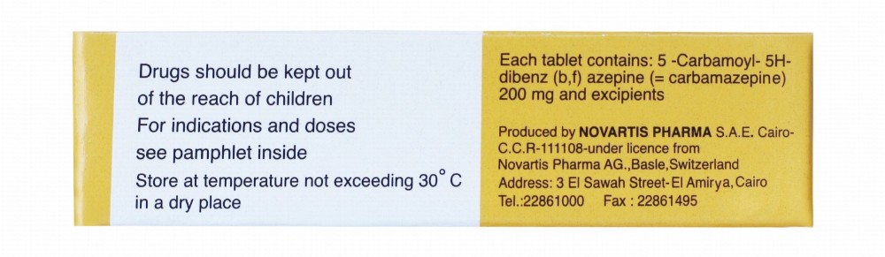 Tegretol 200mg Carbamazepine Tablets