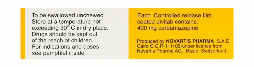 Tegretol CR 400mg Carbamazepine