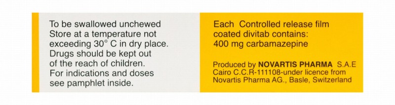 Tegretol CR 400mg Carbamazepine