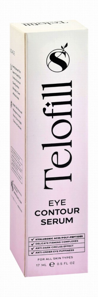 Telofill Firming, Anti-Puffiness & Anti-Dark Circles Eye Contour Serum with Hyaluronic Acid & Poly-Peptides for All Skin Types