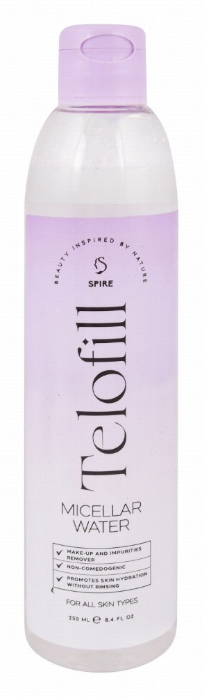 Telofill Hydrating Micellar Water for All Skin Types - non comedogenic