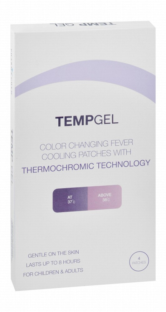 Temp Fever Color Changing Cooling Gel Patches for Children & Adults
