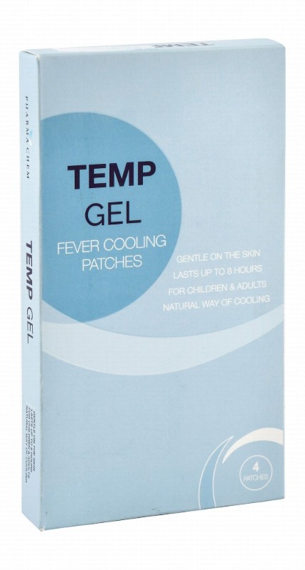 Temp Fever Cooling Gel Patches for Children & Adults