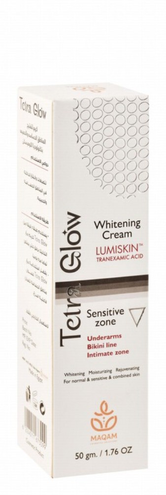 Tetra Glow Lumiskin Anti-Pigmentation & Whitening Underarms & Intimate Area Cream for Normal, Sensitive & Combination Skin
