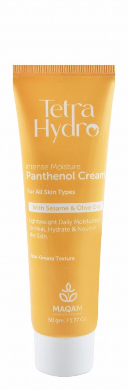 Tetra Hydro Lightweight Non-Greasy Moisturizing, Hydrating & Nourishing Face Cream with Panthenol, Sesame & Olive Oils for All Skin Types