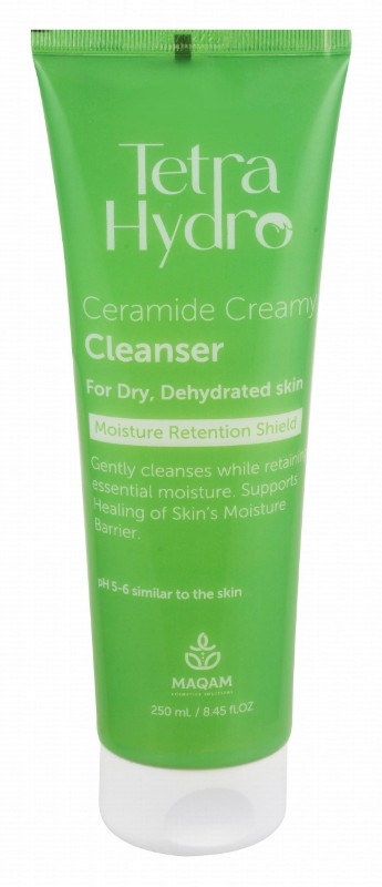 Tetra Hydro Moistening, Healing & Hydrating Facial Creamy Cleanser with Ceramide for Dry & Dehydrated Skin pH 5-6